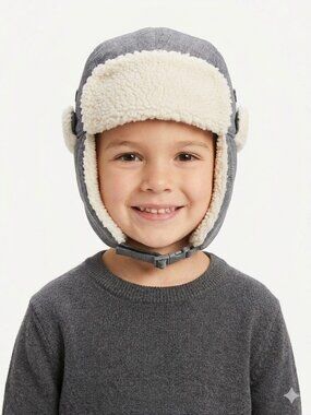 Boy's Boys Swiss Tech Trapper Winter Hat Waterproof Size 5/8 NWT